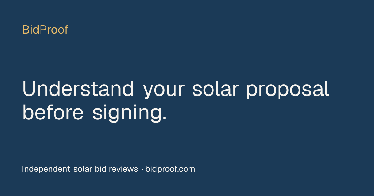 I built a second-opinion tool for homeowners comparing solar quotes
